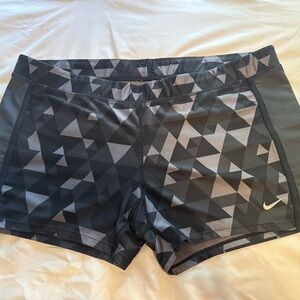 Nike‎ Black and Gray Dri-FIT Shorts Size XL